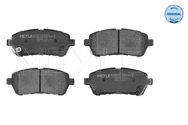 set placute frana,frana disc MEYLE -ORIGINAL: True to OE. 025 242 8316/W