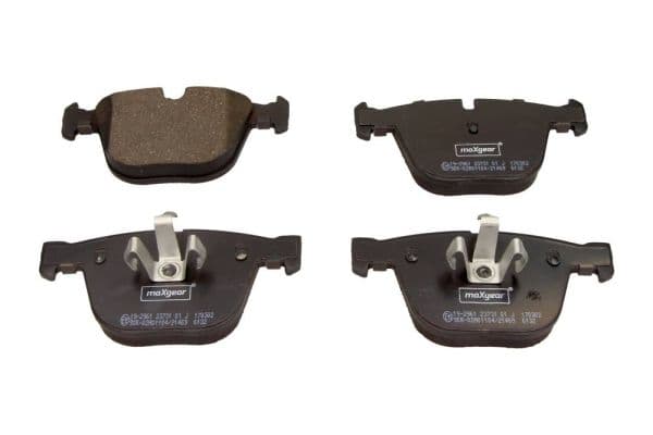 set placute frana,frana disc MAXGEAR 19-2961