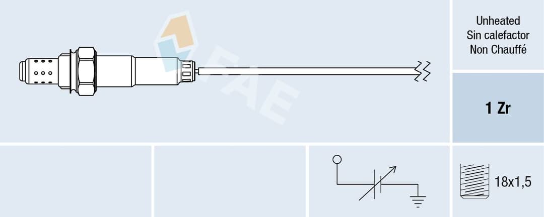 Sonda Lambda FAE 77001
