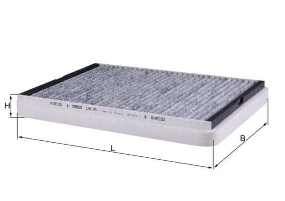 Filtru, aer habitaclu MAHLE LAK 75