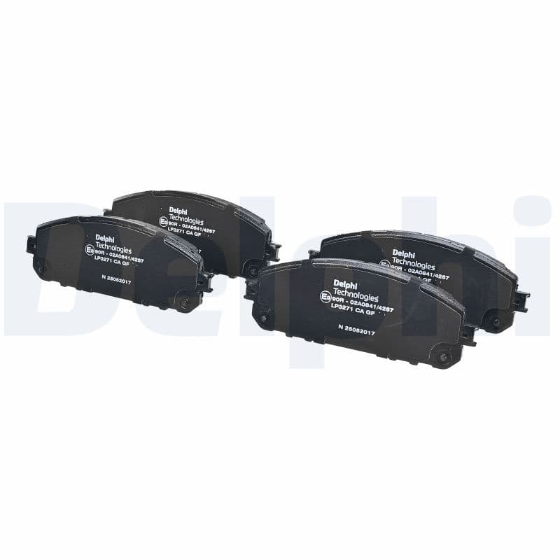 set placute frana,frana disc DELPHI LP3271
