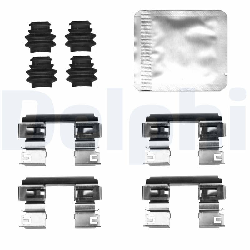 Set accesorii, placute frana DELPHI LX0843