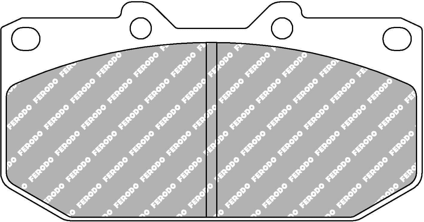 set placute frana,frana disc FERODO FCP986R