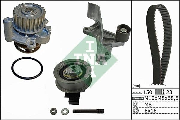 Set pompa apa + curea dintata Schaeffler INA 530 0546 30