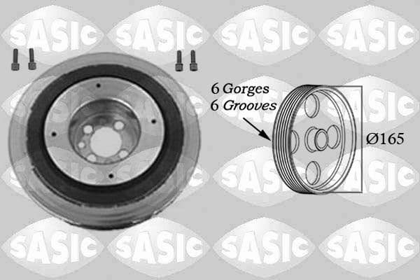 Fulie curea, arbore cotit SASIC 9001813