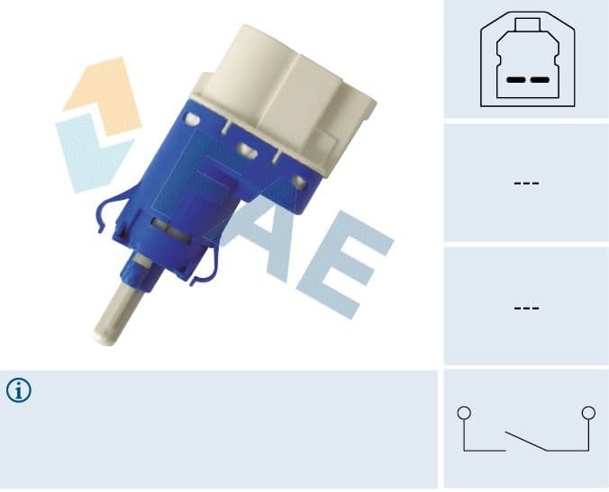 Comutator lumini frana FAE 24848