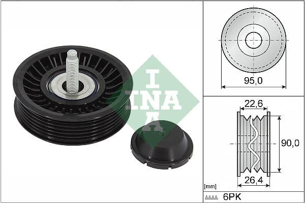 Rola ghidare/conducere, curea transmisie Schaeffler INA 532 0891 10