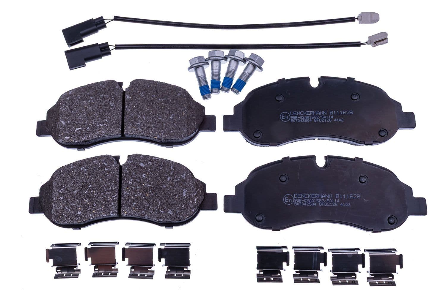 set placute frana,frana disc DENCKERMANN B111628