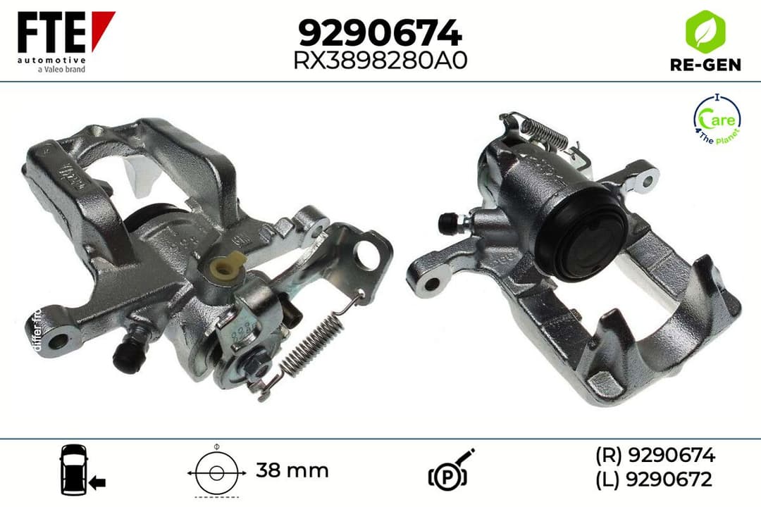 Etrier frana FTE 9290674