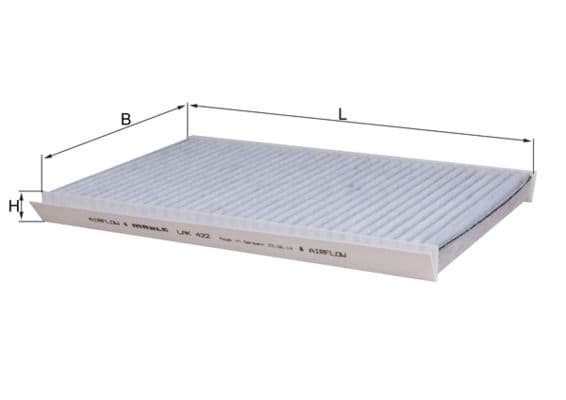 Filtru, aer habitaclu MAHLE LAK 422