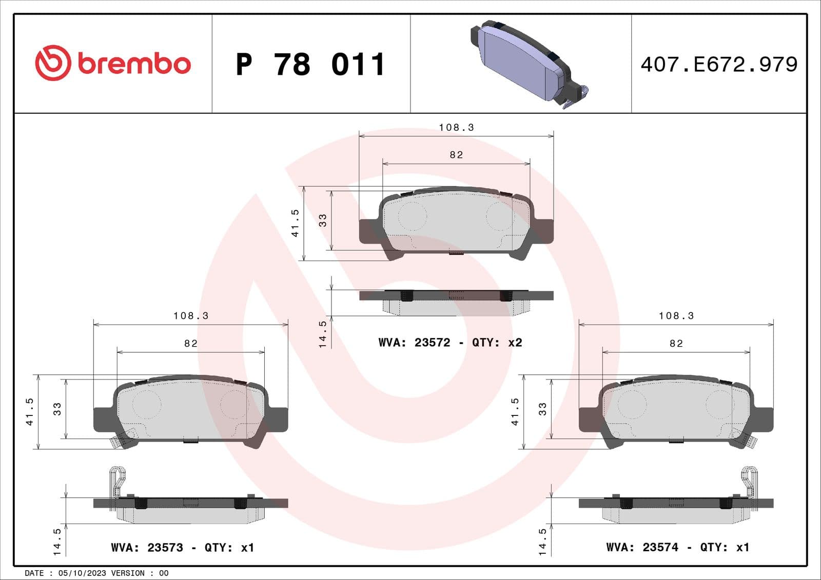 set placute frana,frana disc BREMBO PRIME LINE P 78 011