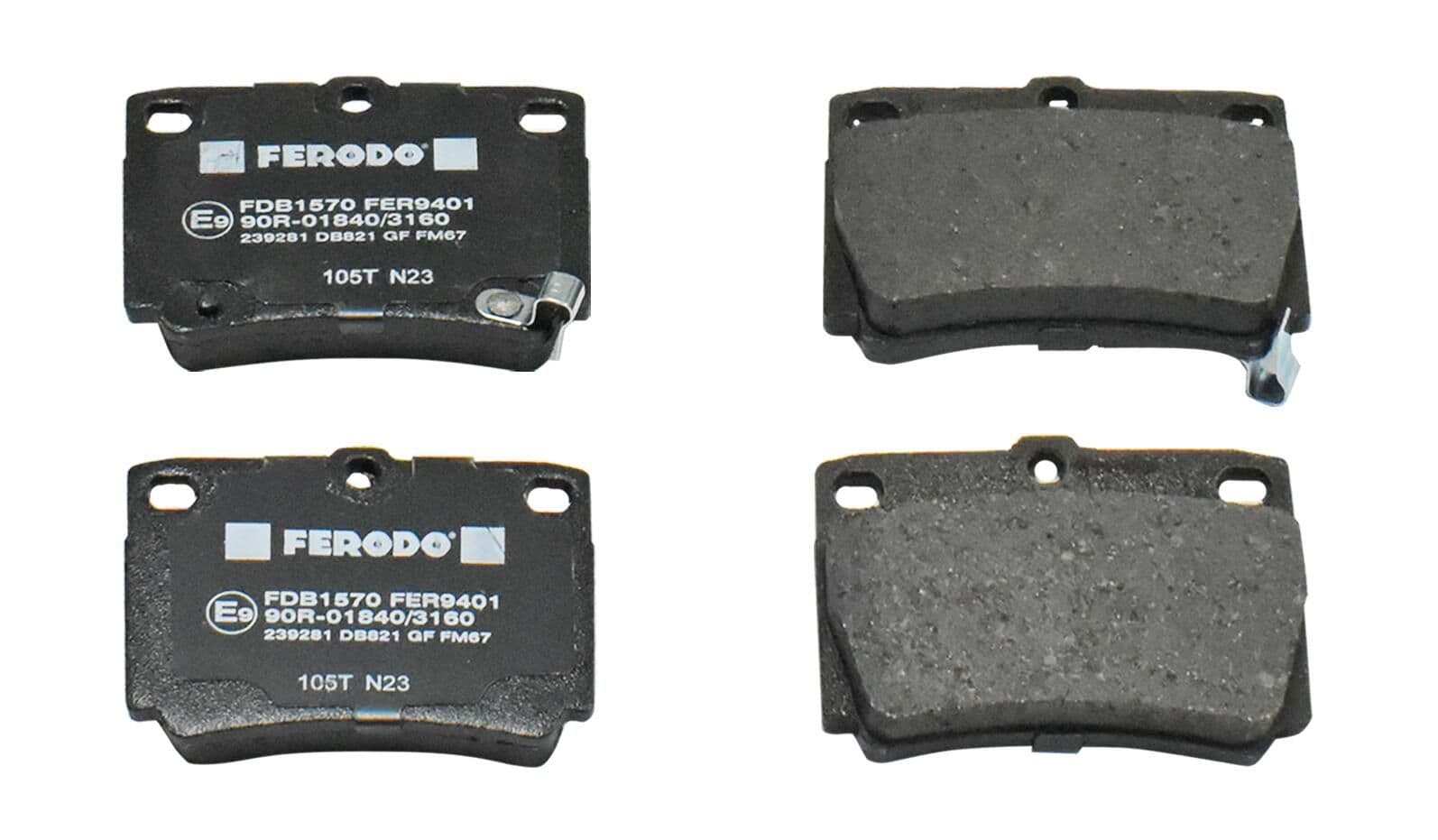 set placute frana,frana disc FERODO PREMIER FDB1570