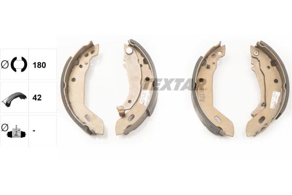 Set saboti frana TEXTAR 91031800