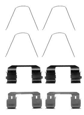 Set accesorii, placute frana TEXTAR 82512400
