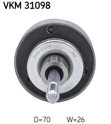 Rola ghidare/conducere, curea transmisie SKF VKM 31098