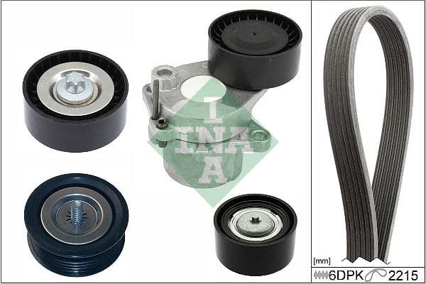 Set curea transmisie cu caneluri Schaeffler INA 529 0529 10