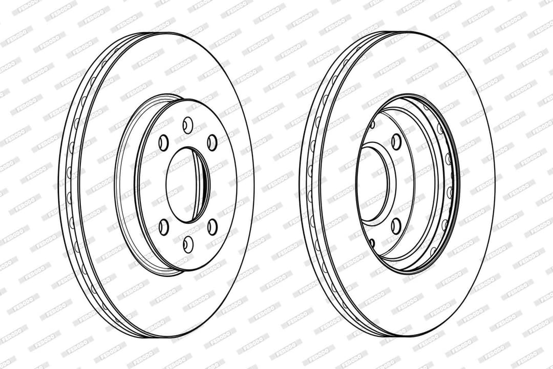 Disc frana FERODO DDF2089C