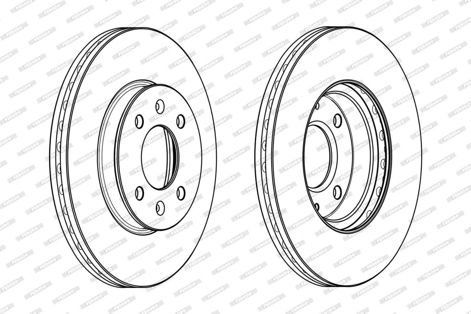 Disc frana FERODO DDF2089C