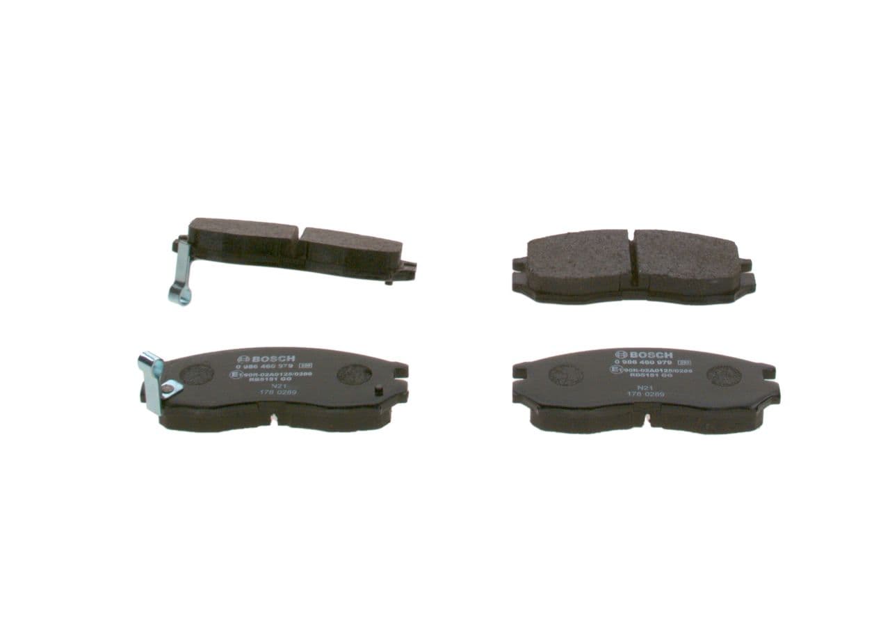 set placute frana,frana disc BOSCH 0 986 460 979
