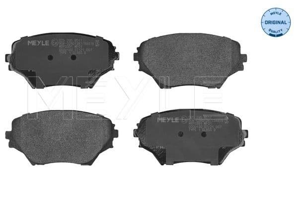 set placute frana,frana disc MEYLE -ORIGINAL: True to OE. 025 235 8517