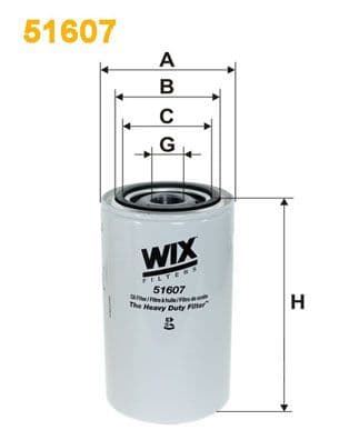 Filtru ulei WIX FILTERS 51607
