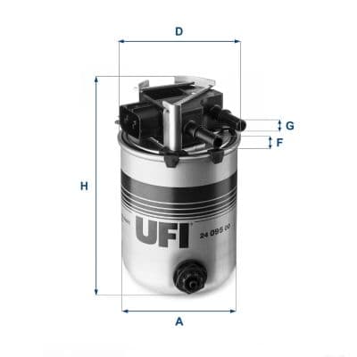 filtru combustibil UFI 24.095.00