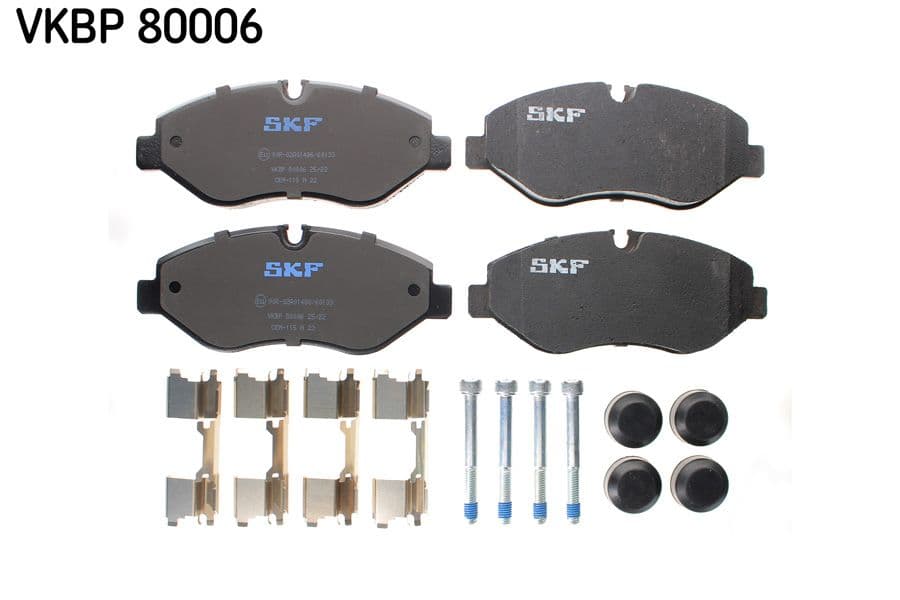 set placute frana,frana disc SKF VKBP 80006