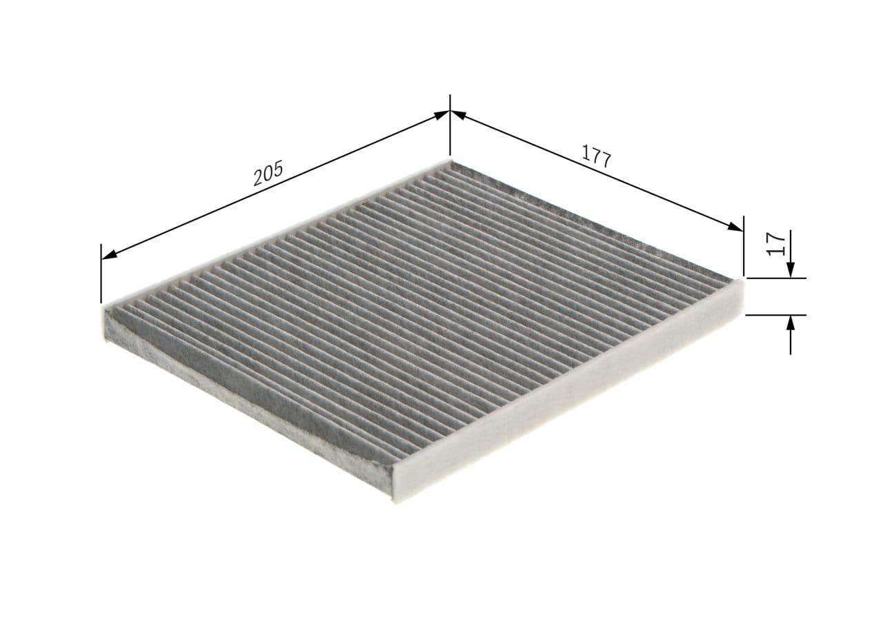Filtru, aer habitaclu BOSCH 1 987 435 583