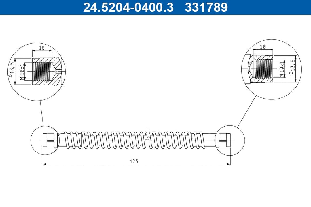 Furtun frana ATE 24.5204-0400.3