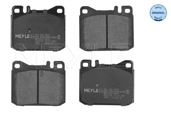 set placute frana,frana disc MEYLE -ORIGINAL: True to OE. 025 203 9215