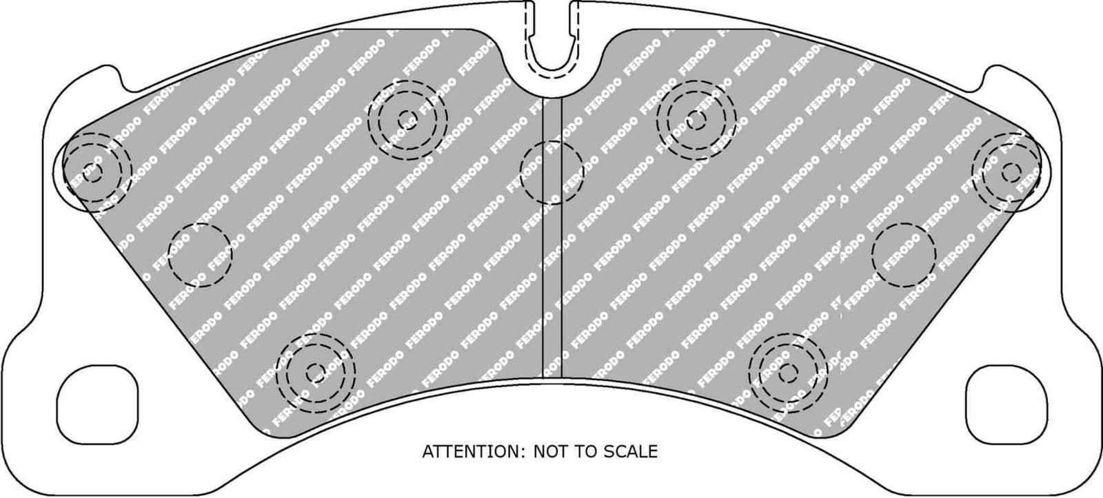set placute frana,frana disc FERODO FCP4064H