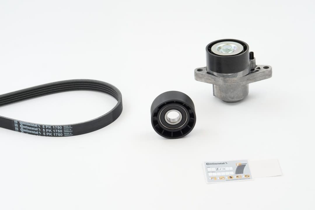 Set curea transmisie cu caneluri CONTINENTAL CTAM 5PK1750K1