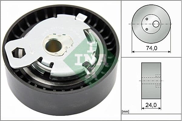 rola intinzator,curea distributie Schaeffler INA 531 0497 10