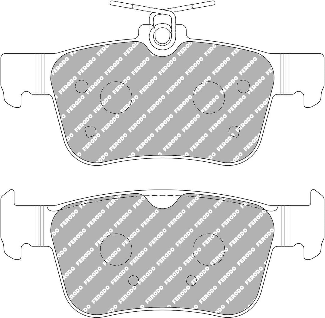 set placute frana,frana disc FERODO FCP5086W