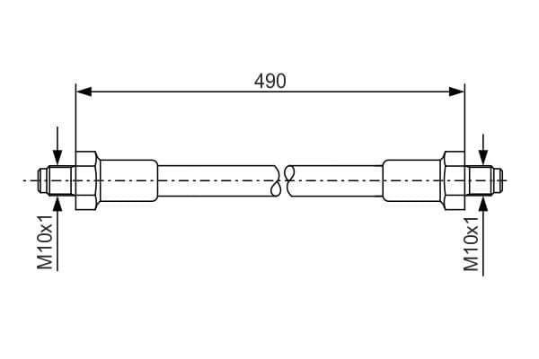 Furtun frana BOSCH 1 987 476 276
