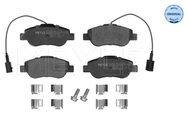set placute frana,frana disc MEYLE -ORIGINAL: True to OE. 025 240 7217/W