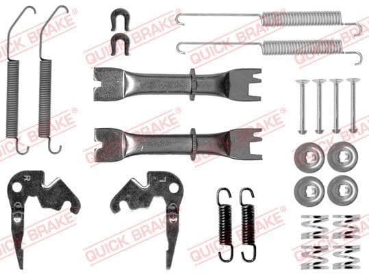 Set accesorii, sabot de frana QUICK BRAKE 105-0033S