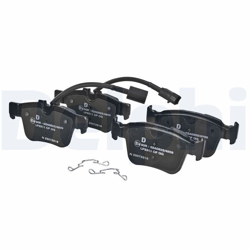 set placute frana,frana disc DELPHI LP3311
