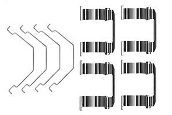 Set accesorii, placute frana TRW PFK331