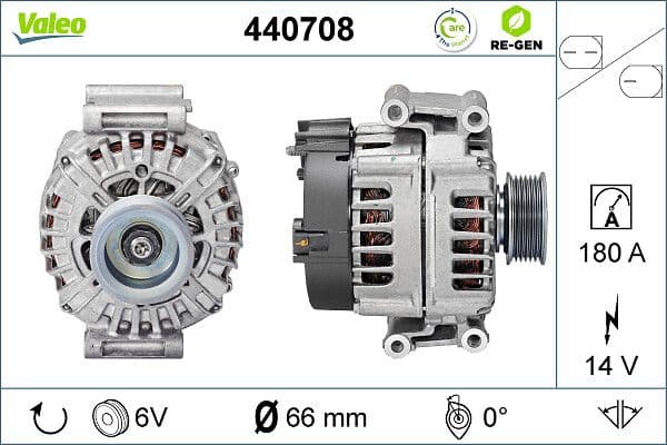 Generator / Alternator VALEO 440708
