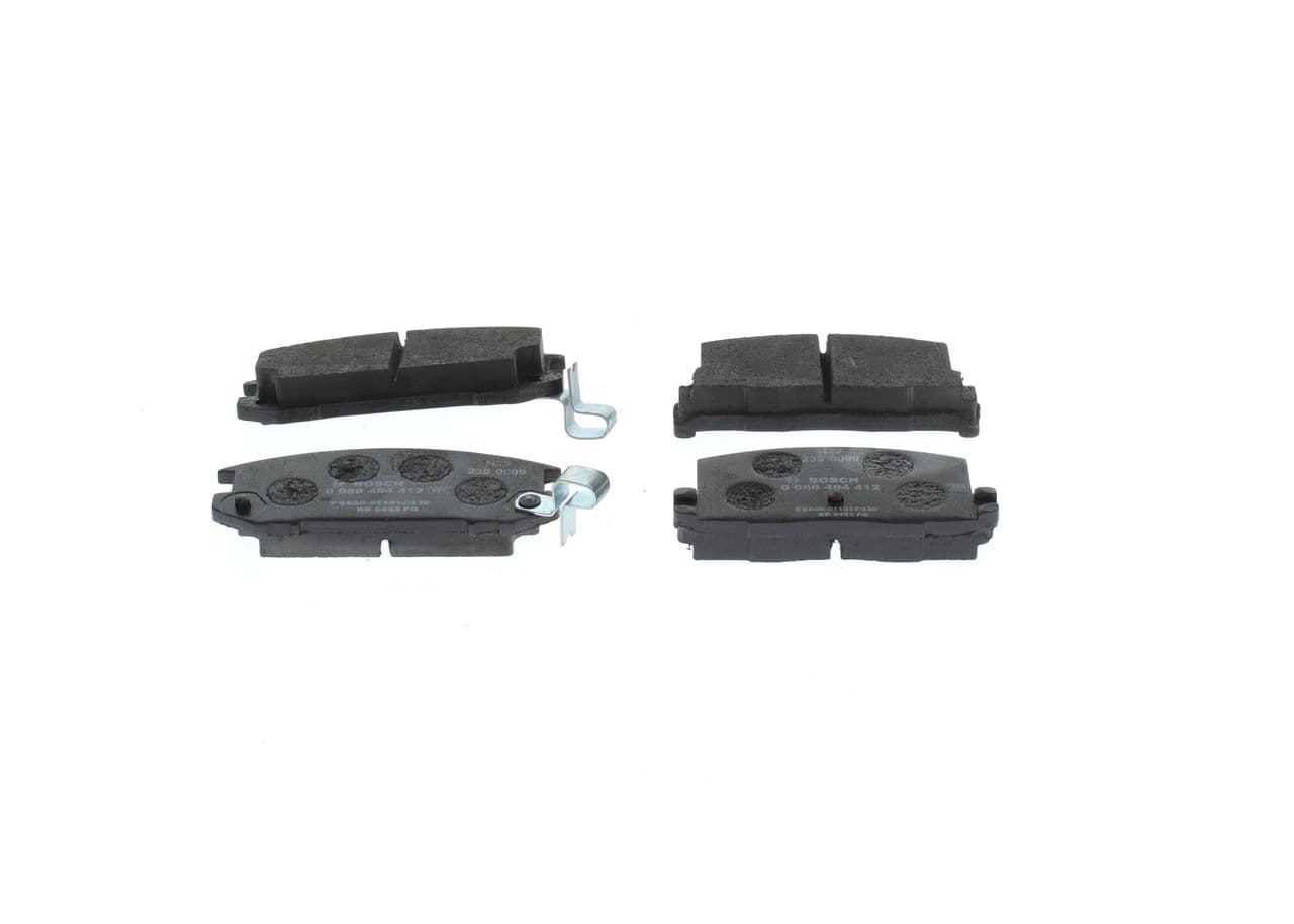 set placute frana,frana disc BOSCH 0 986 494 412