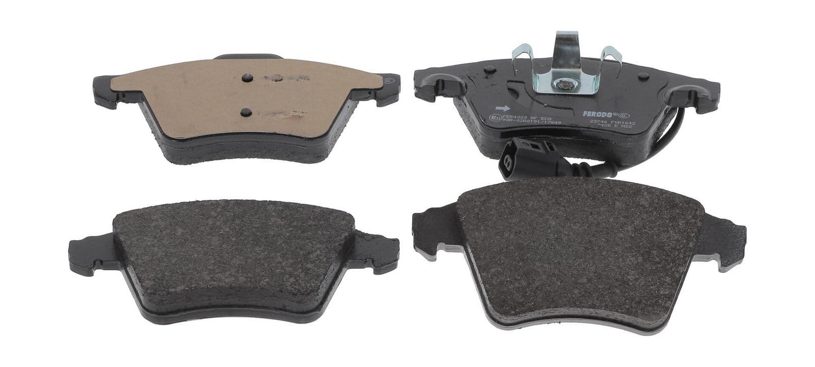 set placute frana,frana disc FERODO PREMIER ECO FRICTION FVR1642