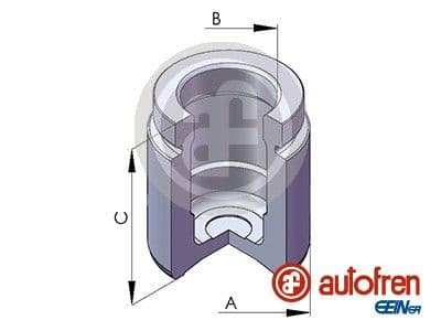 Piston, etrier frana AUTOFREN SEINSA D025646