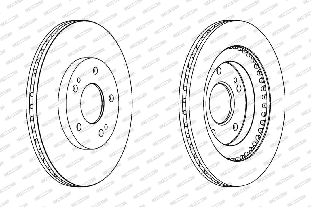 Disc frana FERODO DDF1399