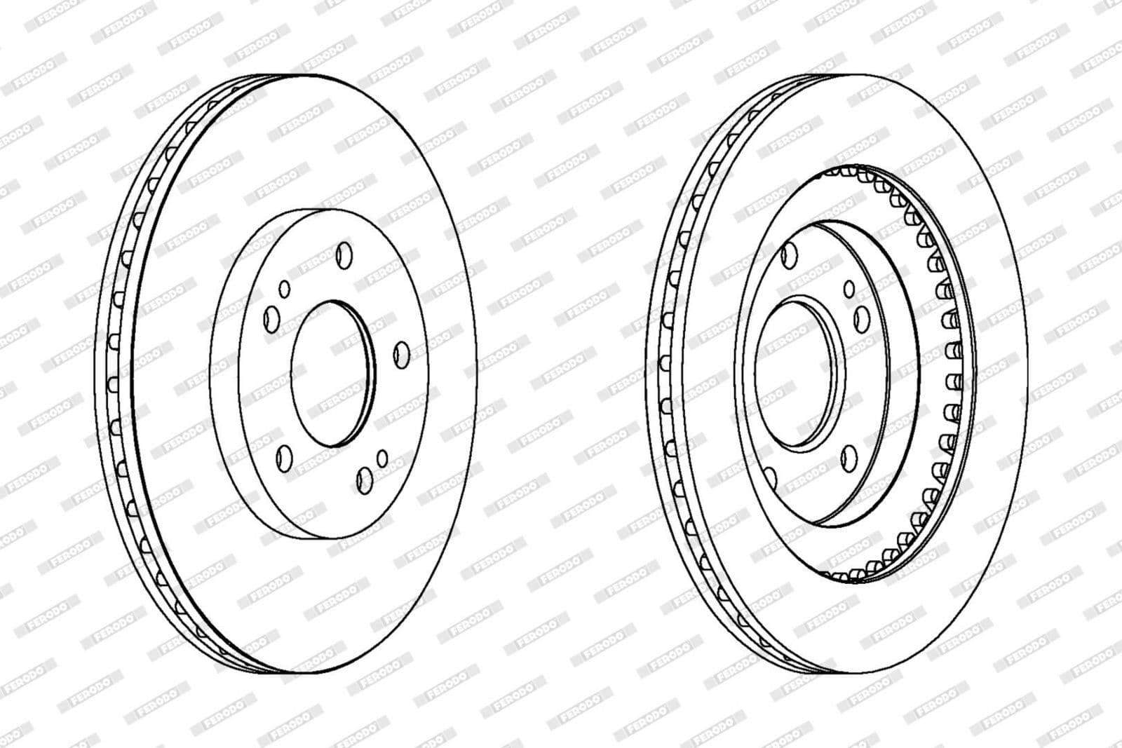Disc frana FERODO DDF1399