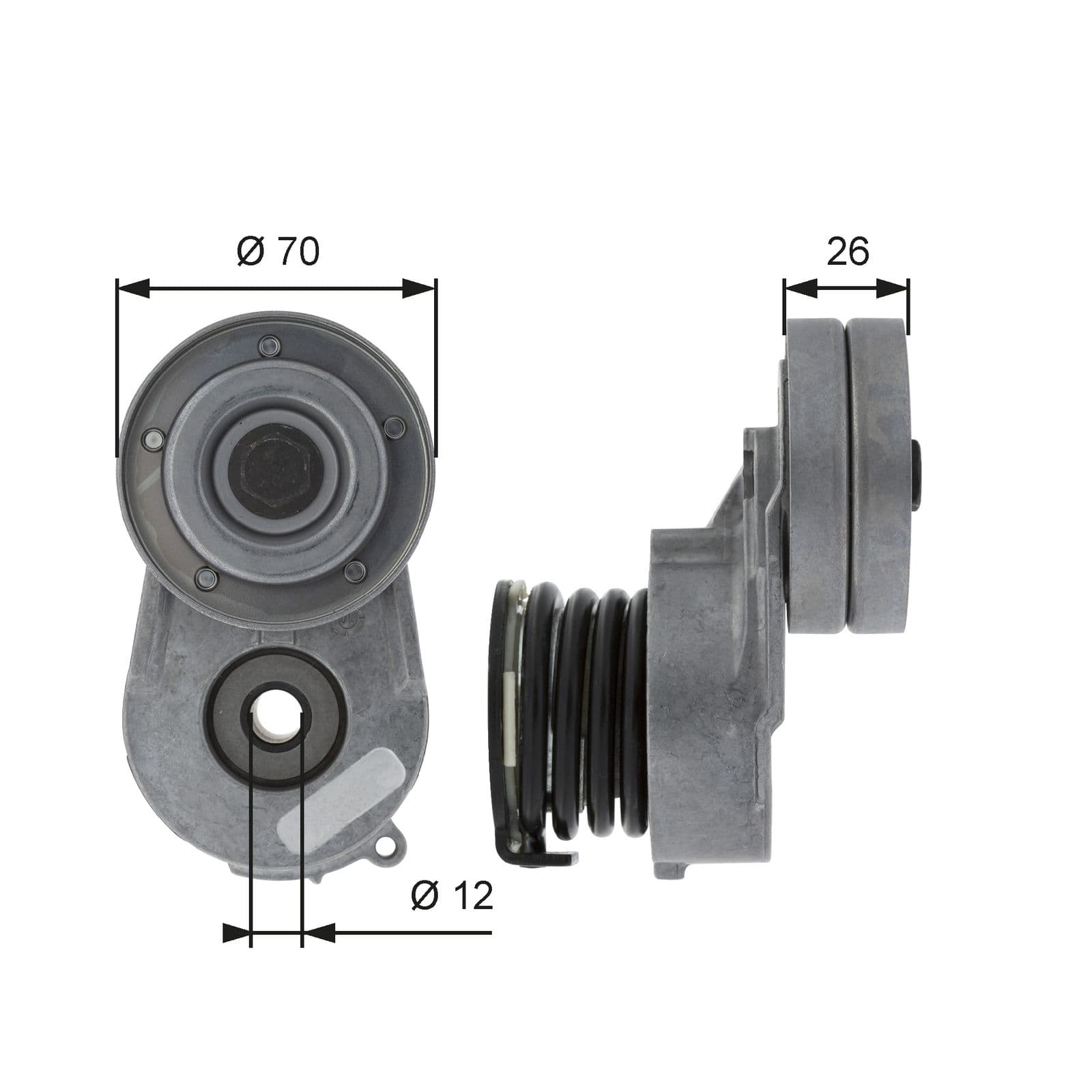 Intinzator curea, curea distributie GATES DriveAlign™ T38496