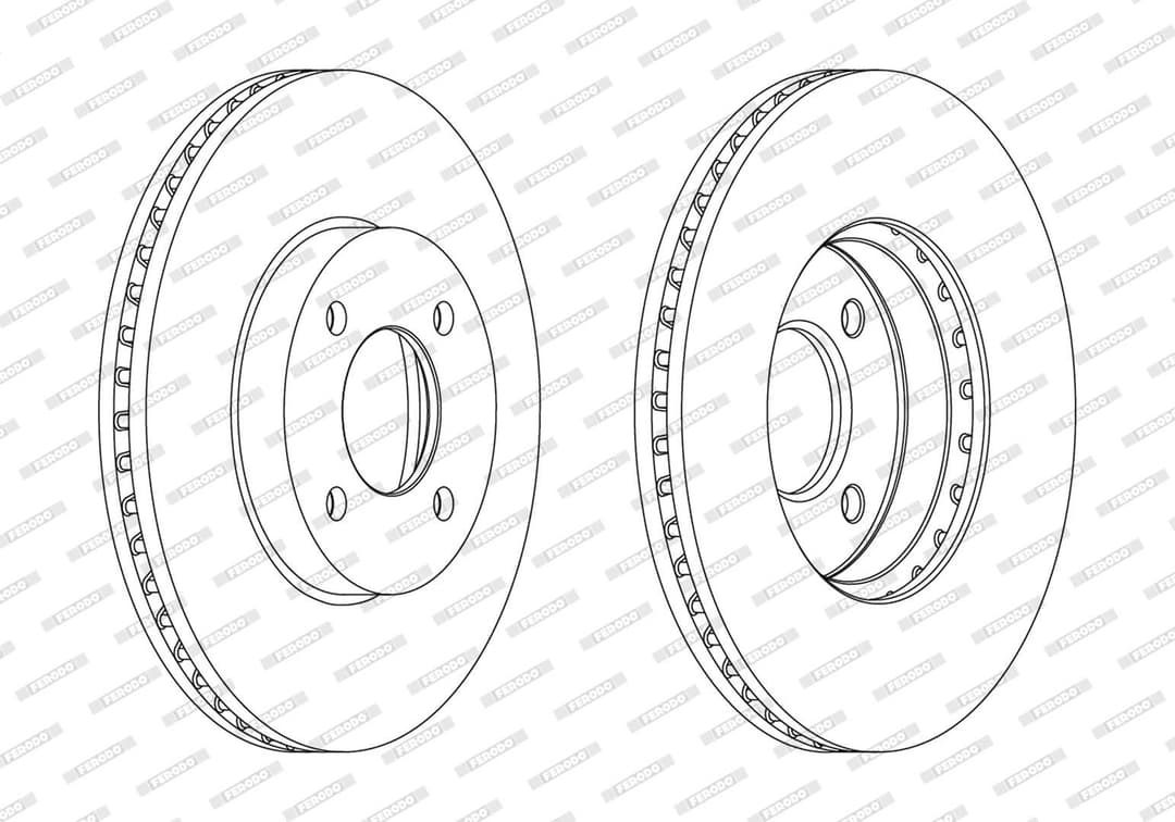 Disc frana FERODO DDF2068C