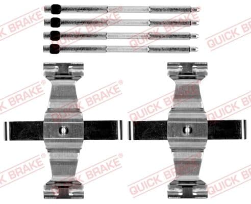 Set accesorii, placute frana QUICK BRAKE 109-0109