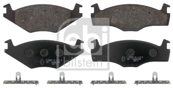 set placute frana,frana disc FEBI BILSTEIN 16076