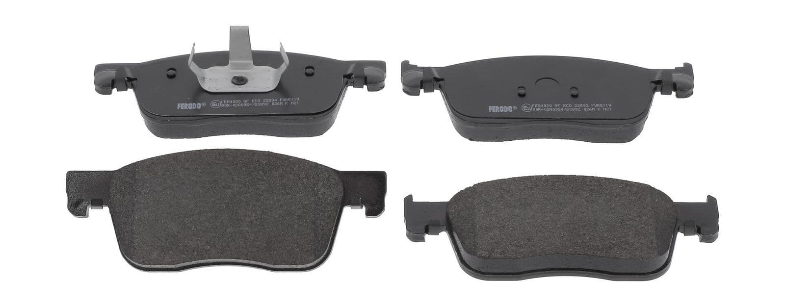 set placute frana,frana disc FERODO PREMIER ECO FRICTION FVR5119